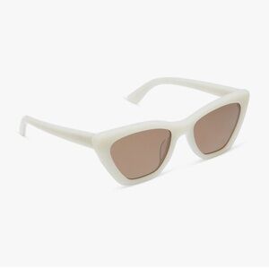 DIFF Eyewear Camila Cat-eye Meringue Brown sunglasses